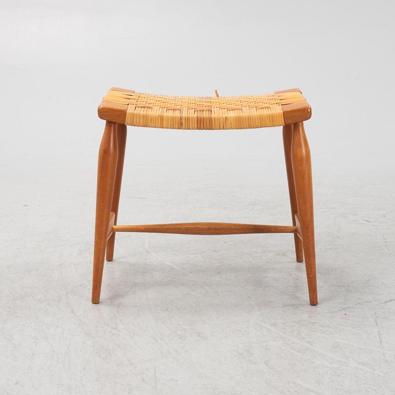 Josef Frank, a model '967' stool for Firma Svenskt Tenn, mid 20th century.