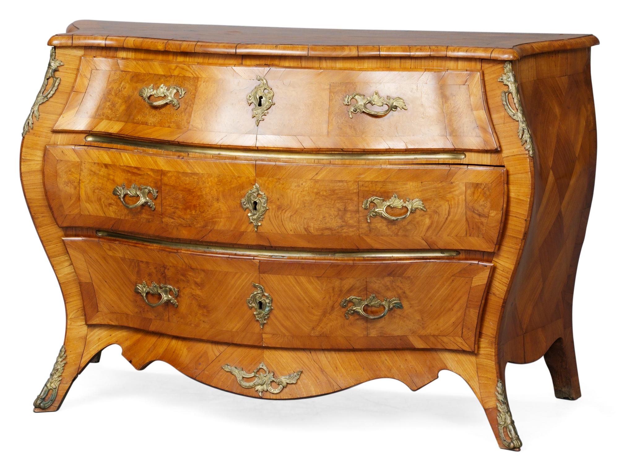 A Swedish Rococo commode.
