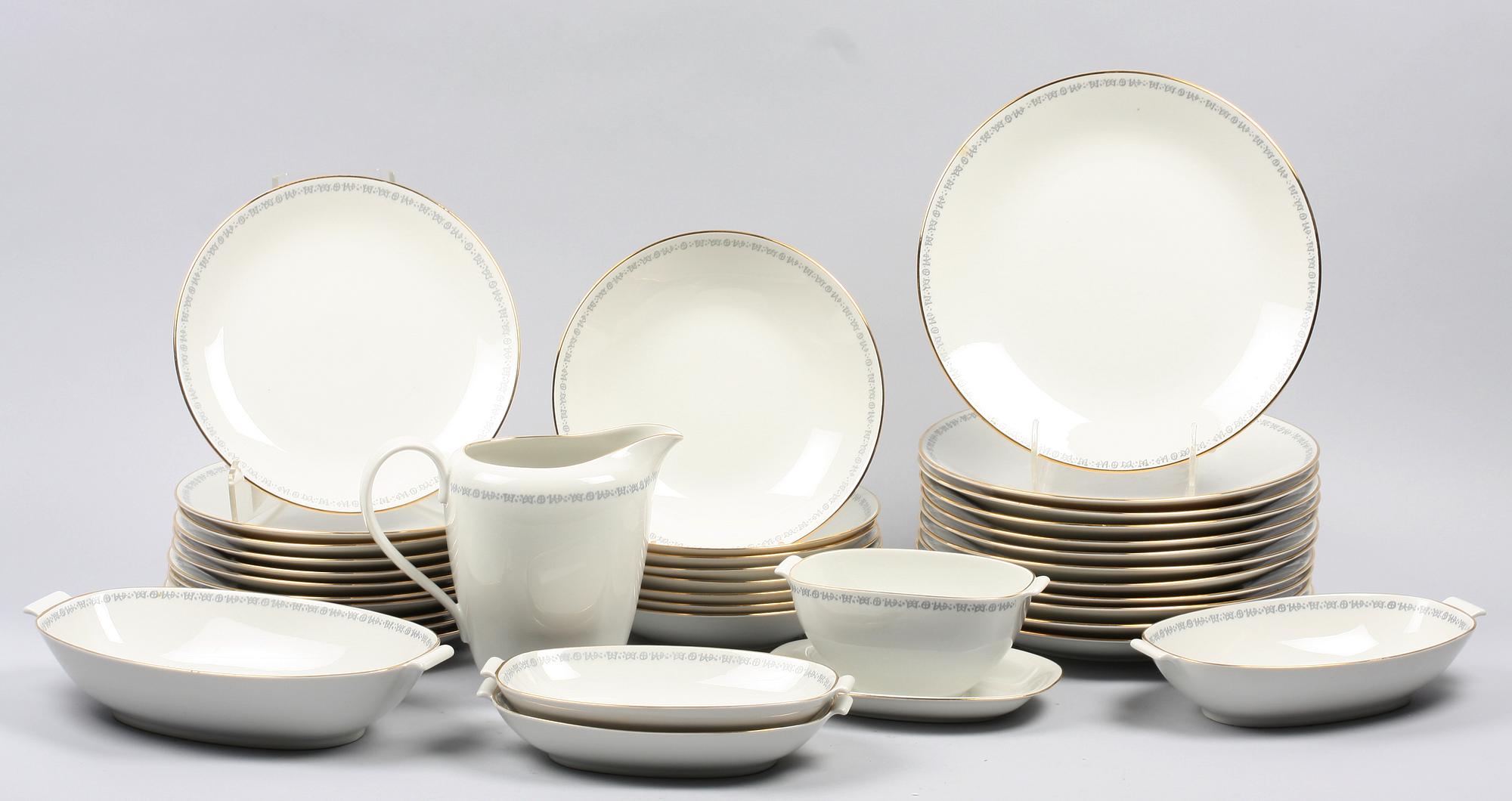 MATSERVIS samt KAFFESERVIS, ca 76 delar, porslin, Rörstrand.