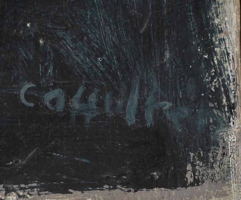 CARL OTTO HULTÉN, Olja på duk, sign CO Hultén. Utförd 1956-57.