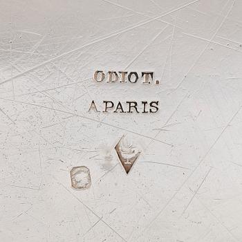An Odiot silver dish, Paris France, latter half of the 19th century.