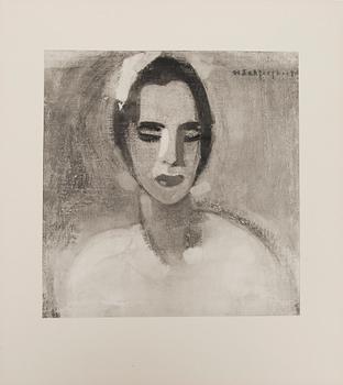 HELENE SCHJERFBECK, mapp med tryckbilder, 48 delar, 1945.