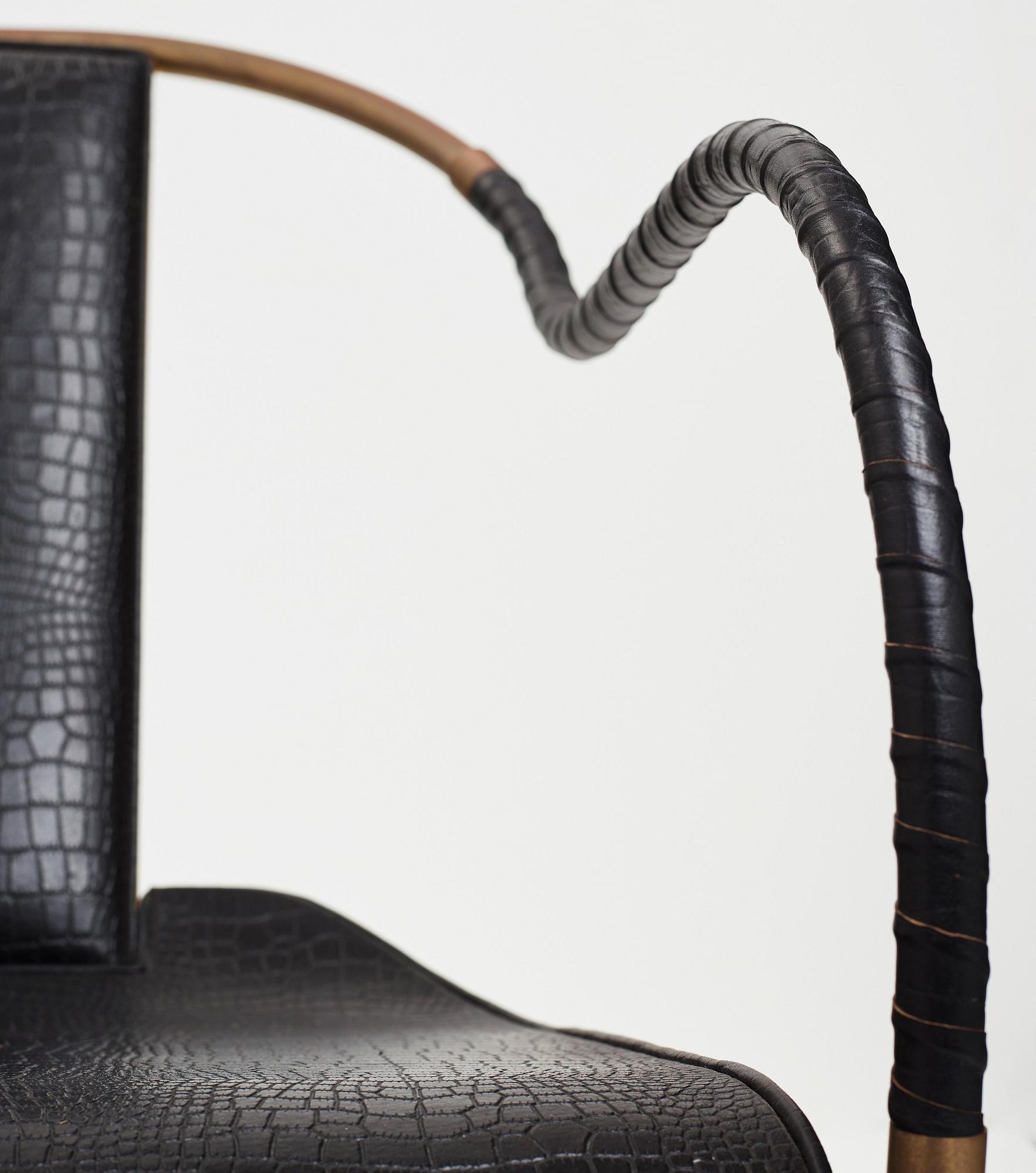 Mats Theselius, a pair of "el Rey" easy chairs by Källemo, Sweden, post 1999.