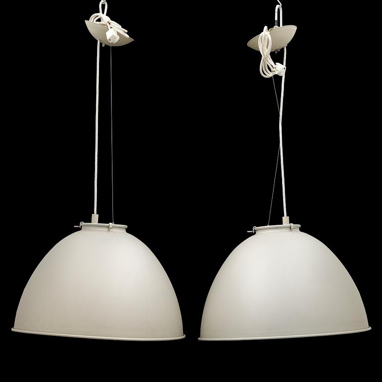 A pair of Zero ceiling light.