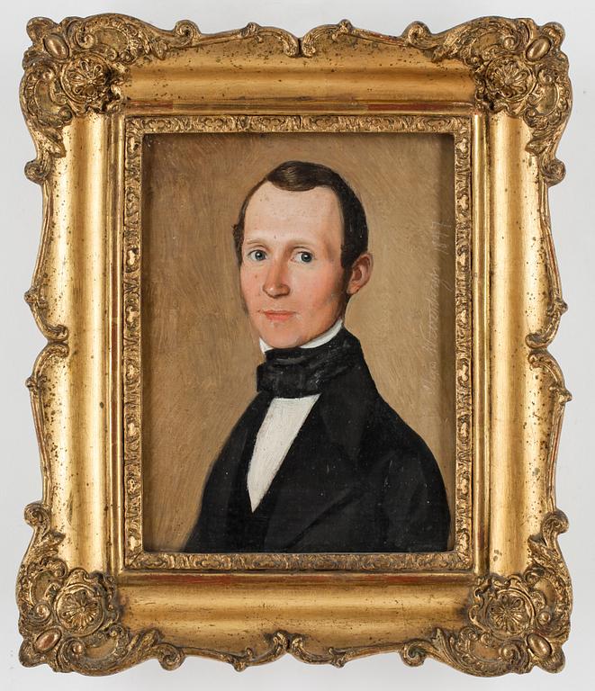 OKÄND KONSTNÄR, olja på duk, ett par. Signerade Westerbergh och daterade 1847.