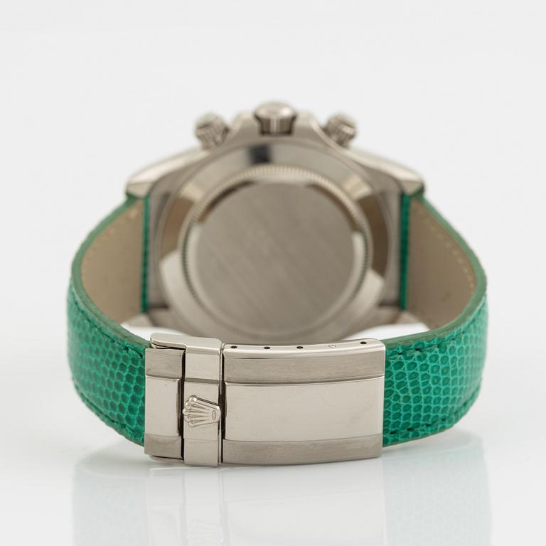 Rolex, Cosmograph, Daytona, ”Beach Green Dial”, armbandsur, 40 mm.
