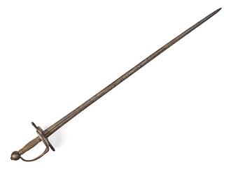 131. A Swedish cavalry troopers sword from around the year 1700.