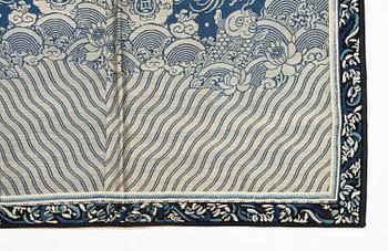 A large silk altar cover, Qing dynasty.
