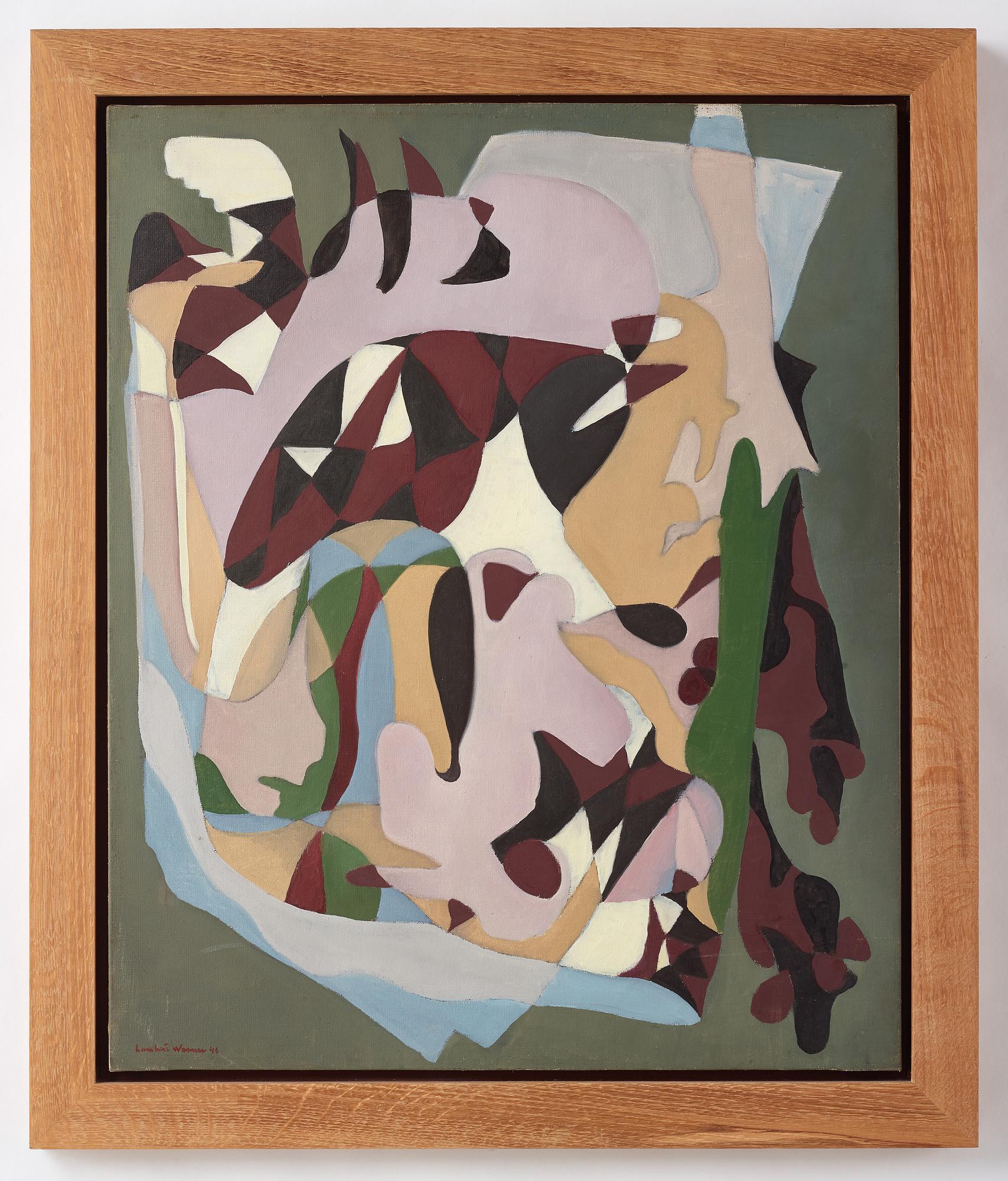 Lambert Werner, olja på duk, signerad och daterad -46.