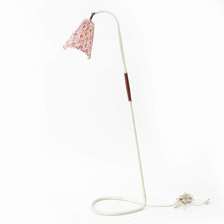 Hans Bergström, golvlampa, modell 548, ateljé Lyktan, Åhus, 1940-tal.