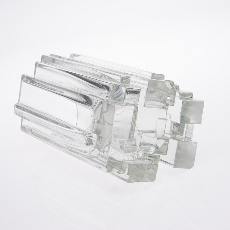 VAS, glas, "Arcadia", signerad Tapio Wirkkala 3571, Iittala. I produktion 1966-1989.