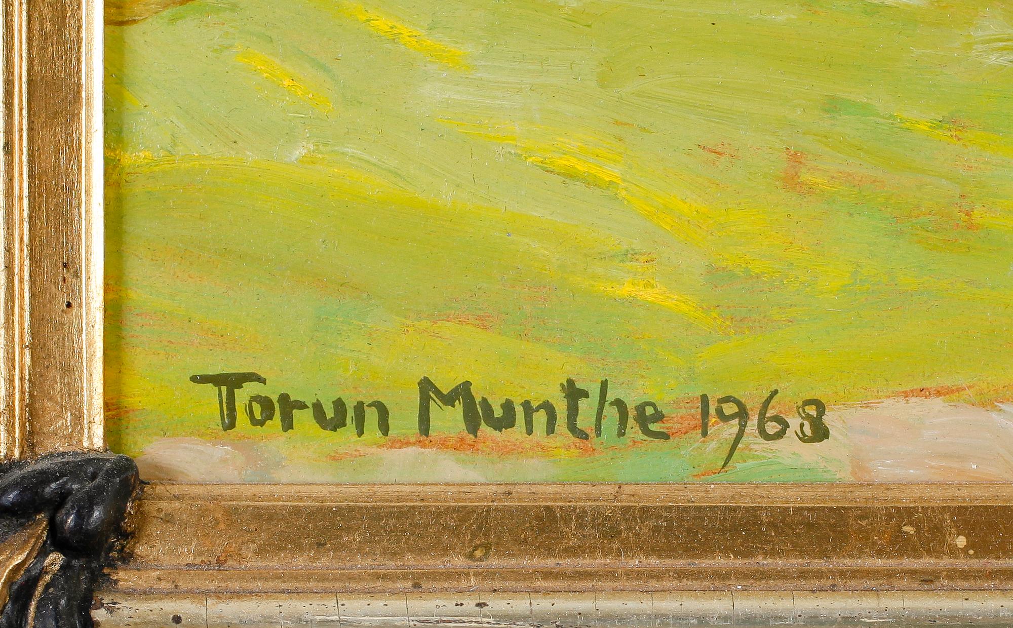 TORUN MUNTHE, olja på pannå, signerad och daterad 1968.