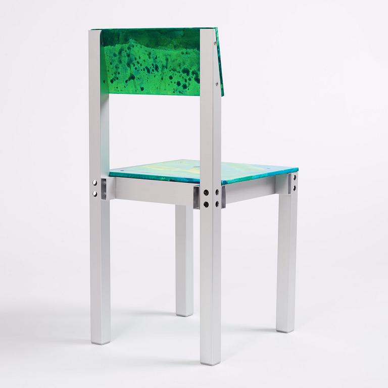 Fredrik Paulsen, stol, unik, "Chair One Open Air, Bad Moon Rising", JOY, 2024.