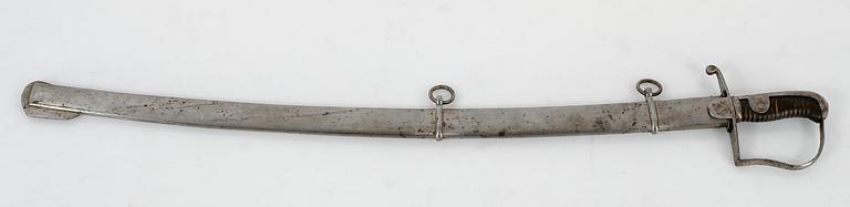 SABEL, Sverige, m/1831, för artilleriet.