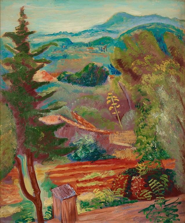 Isaac Grünewald, View of a Southern Landscape.