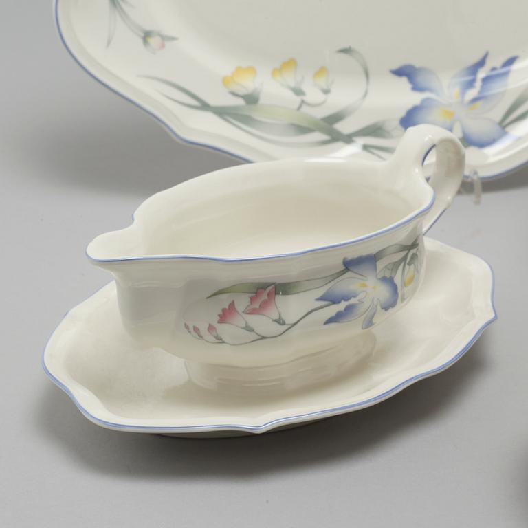 A porcelain tableware set of 40 pcs, "Riviera" by Villeroy & Boch, late 20th century.