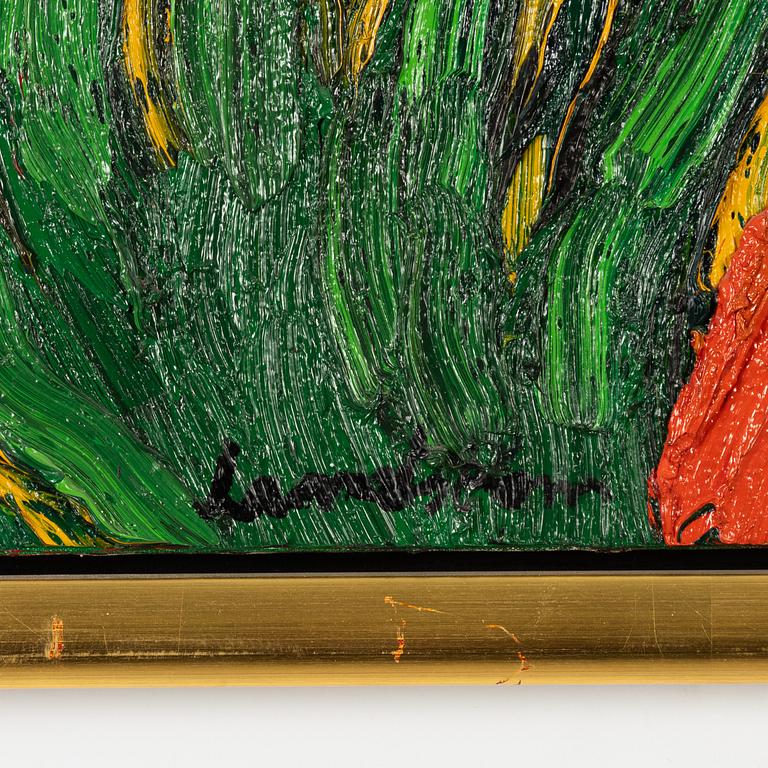 Bengt Lindström, Figure Composition (Indistinct Title on the Reverse).