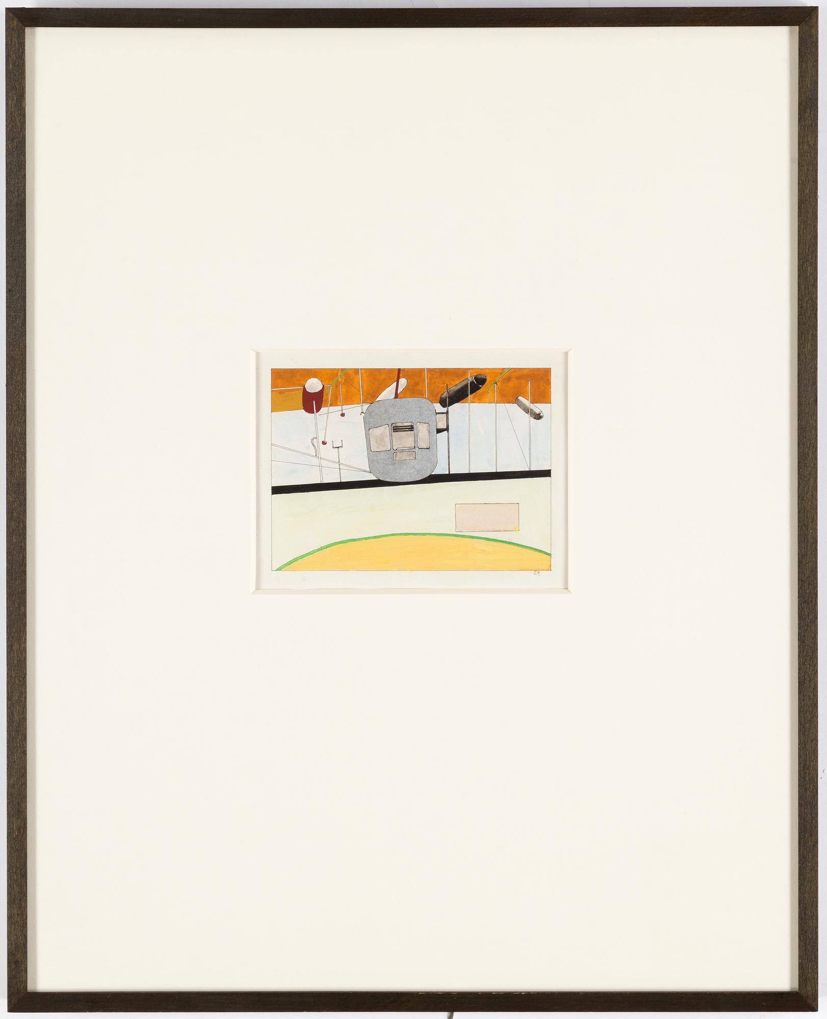 STEN EKLUND, gouache, signed.