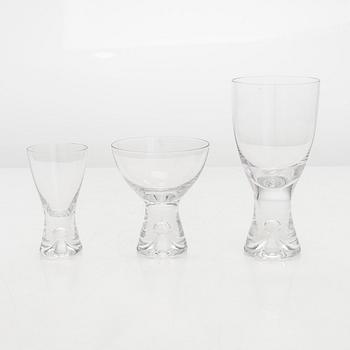 Tapio Wirkkala, a set of 18 "Tapio" drinking glasses, 1950s/60s.