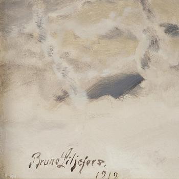 Bruno Liljefors, Fox in a winter landscape.