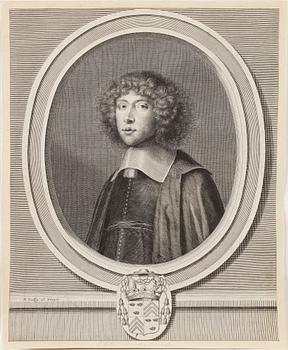 PORTRÄTTGRAVYRER, 8 st, 1600-talets andra hälft.