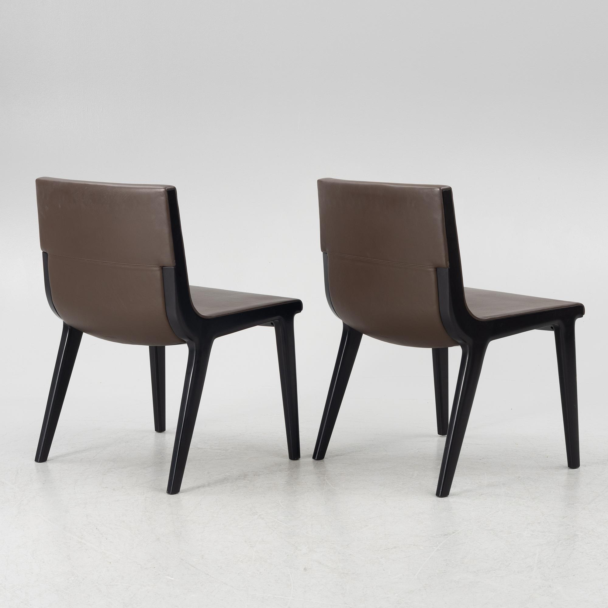 Antonio Citterio, a pair of Acanto Chairs', Maxalto.