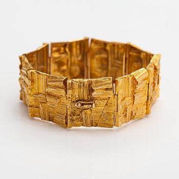 Björn Weckström, Armband "Suma", 14K guld. Lapponia 1971.