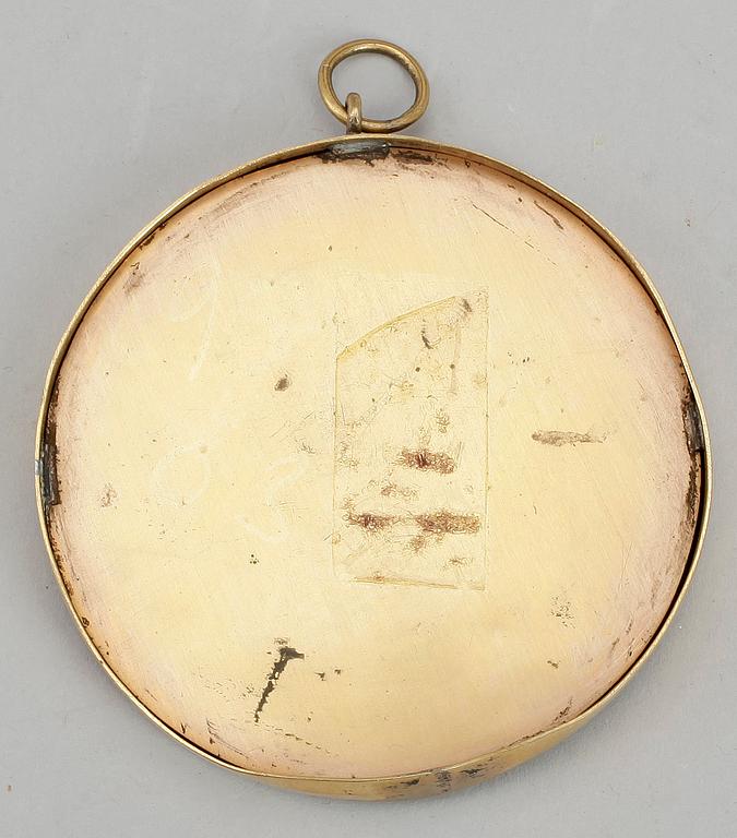 OKÄND KONSTNÄR, miniatyrporträtt, gouache, tidigt 1800-tal.