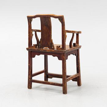 A Chinese chair, around the year 1900.