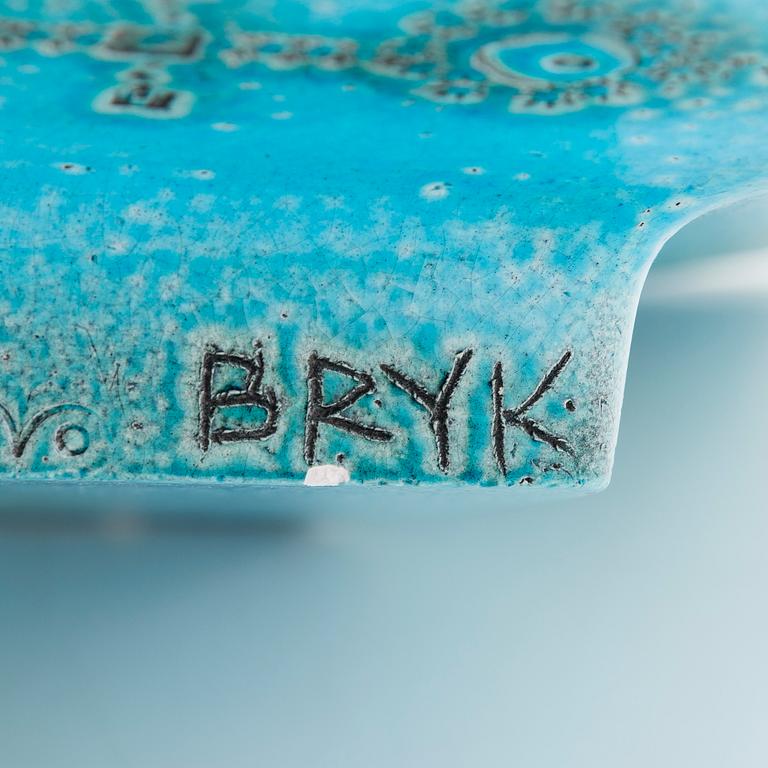 Rut Bryk, a stoneware relief signed BRYK.