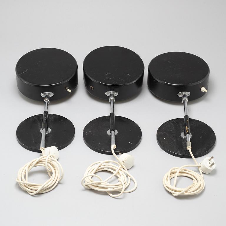 Three "OS lamps" by Anders Pehrson for Ateljé Lyktan, third quarter of the 20th century.