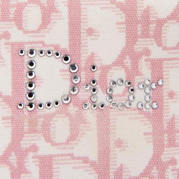 PINK MONOGRAM CANVAS No 1 TROTTER MESSENGER BAG.