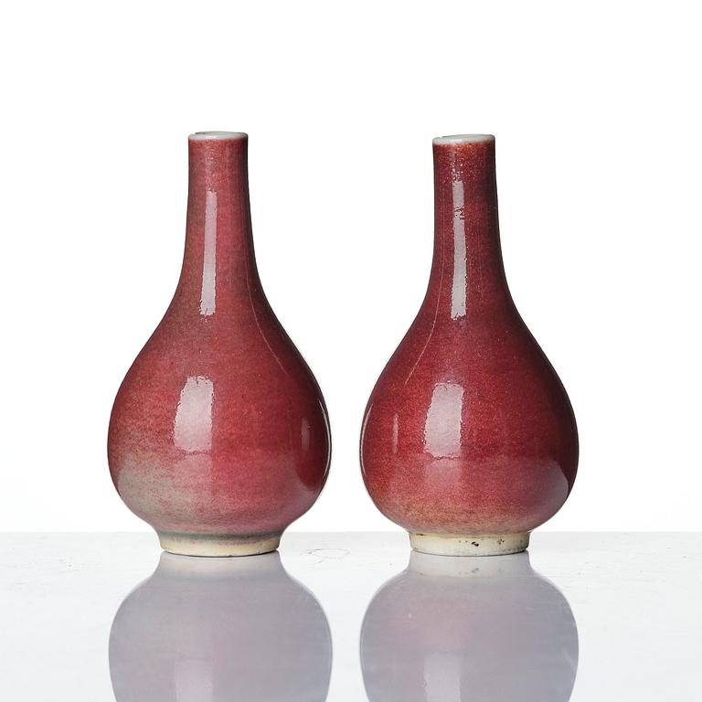 A group of monochrome miniatures, Qing dynasty, 18/19th century.