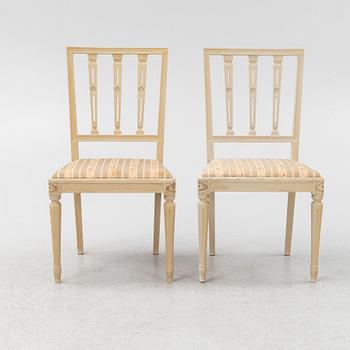 Matgrupp, 11 delar, gustaviansk stil, 1900-talets andra hälft.