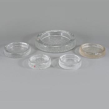 FAT, 5 st, glas, Iittala, 1950/60-tal.