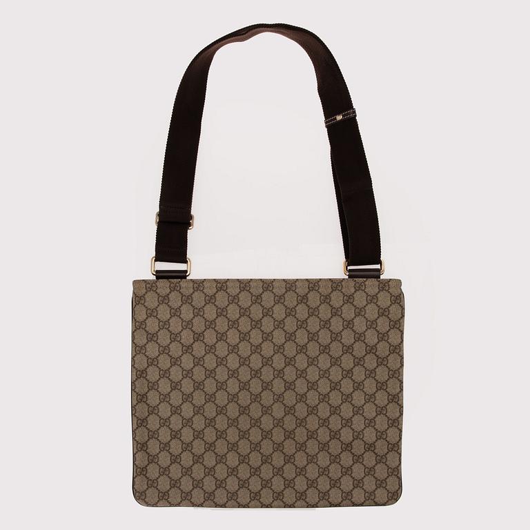 GG Supreme Coated Canvas Messenger bag.