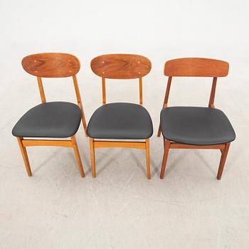 Chairs 3 pcs mid-20th century.