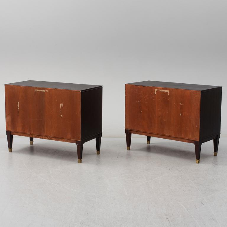 A pair of Gustavian style cabinets, 20th century.