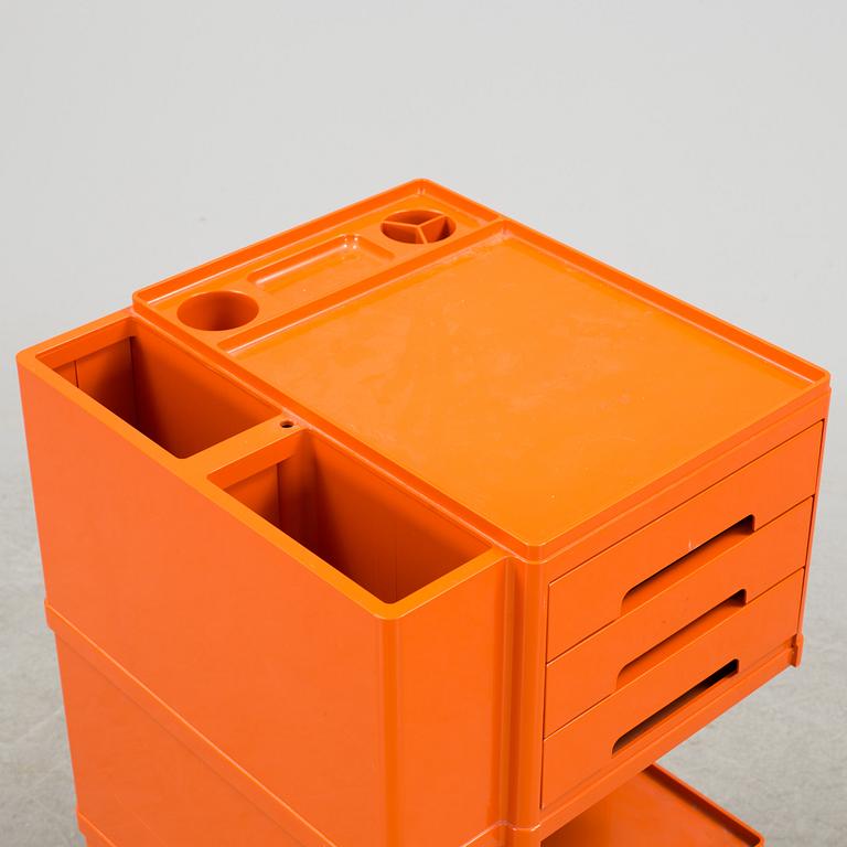 JOE COLOMBO, A PLASTIC CHEST OF DRAWERS, "Boby", Bieffeplast, Padova, Italy, 1970s.