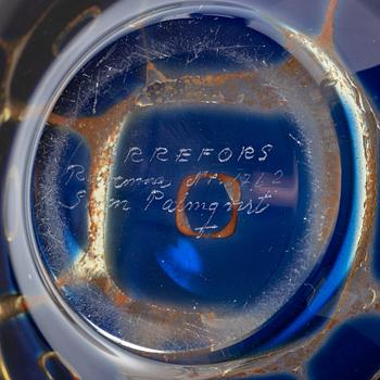 Sven Palmqvist, a Ravenna bowl, Orrefors Sweden 1961.