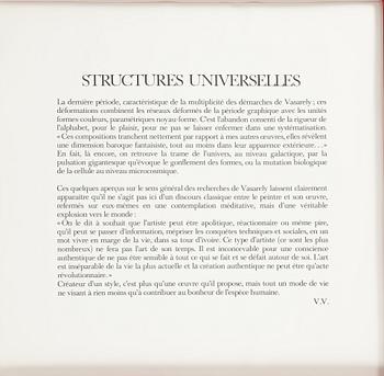 Victor Vasarely, portfolio with 5 silkscreen in colours, 1977, signed 85/250.