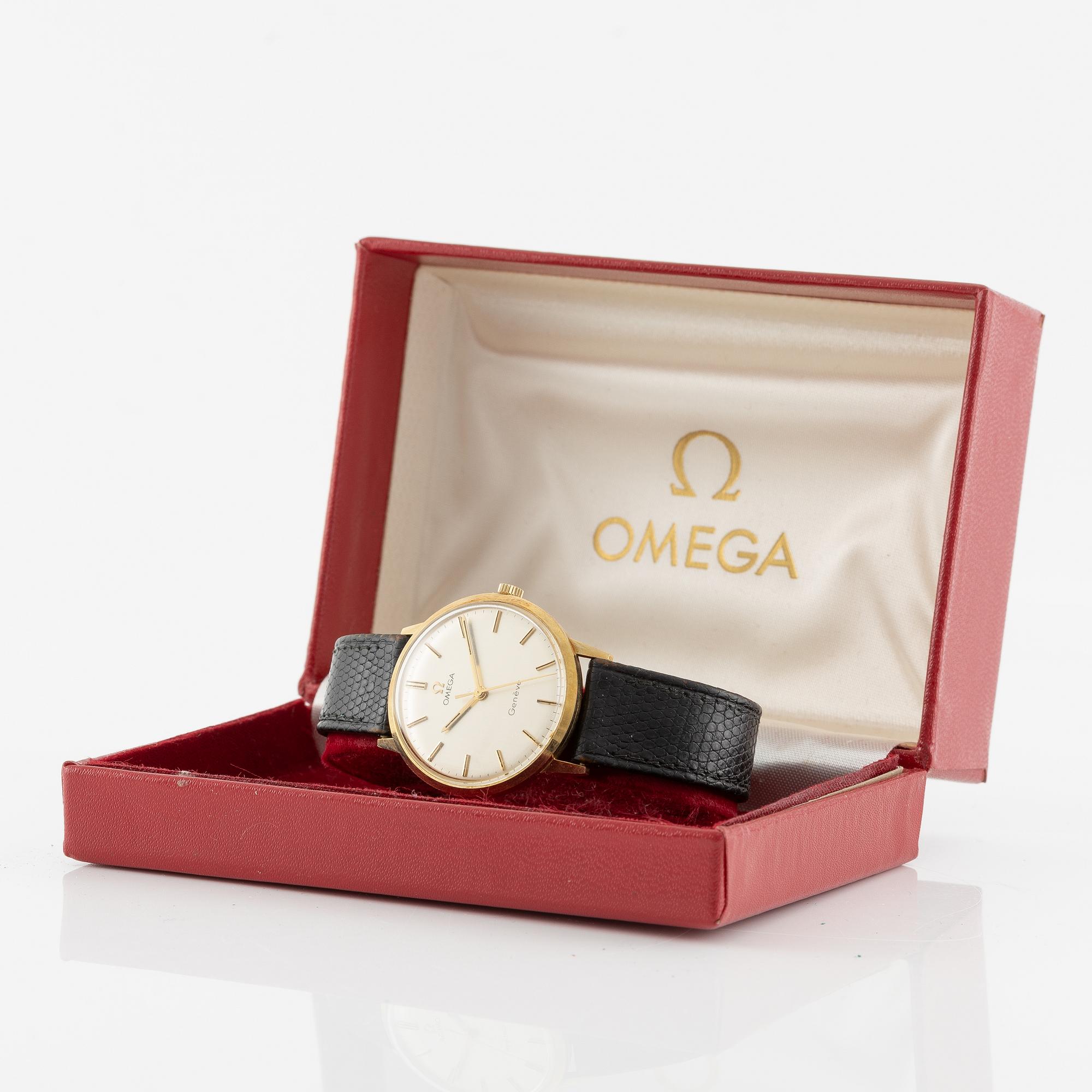 Omega, Genève, wristwatch, 33 mm.