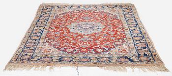 A semi-antique Isfahan rug, Central Persia, c. 160 x 105 cm.