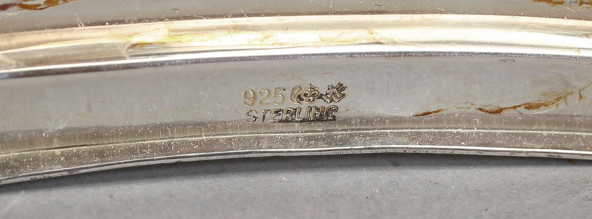 LJUSSTAKAR, ett par, barockstil, sterlingsilver, Tyskland, 1900-tal.