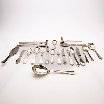 Georg Jensen, Cutlery service, silver, 107 pieces, "Antique/Continental", Denmark.