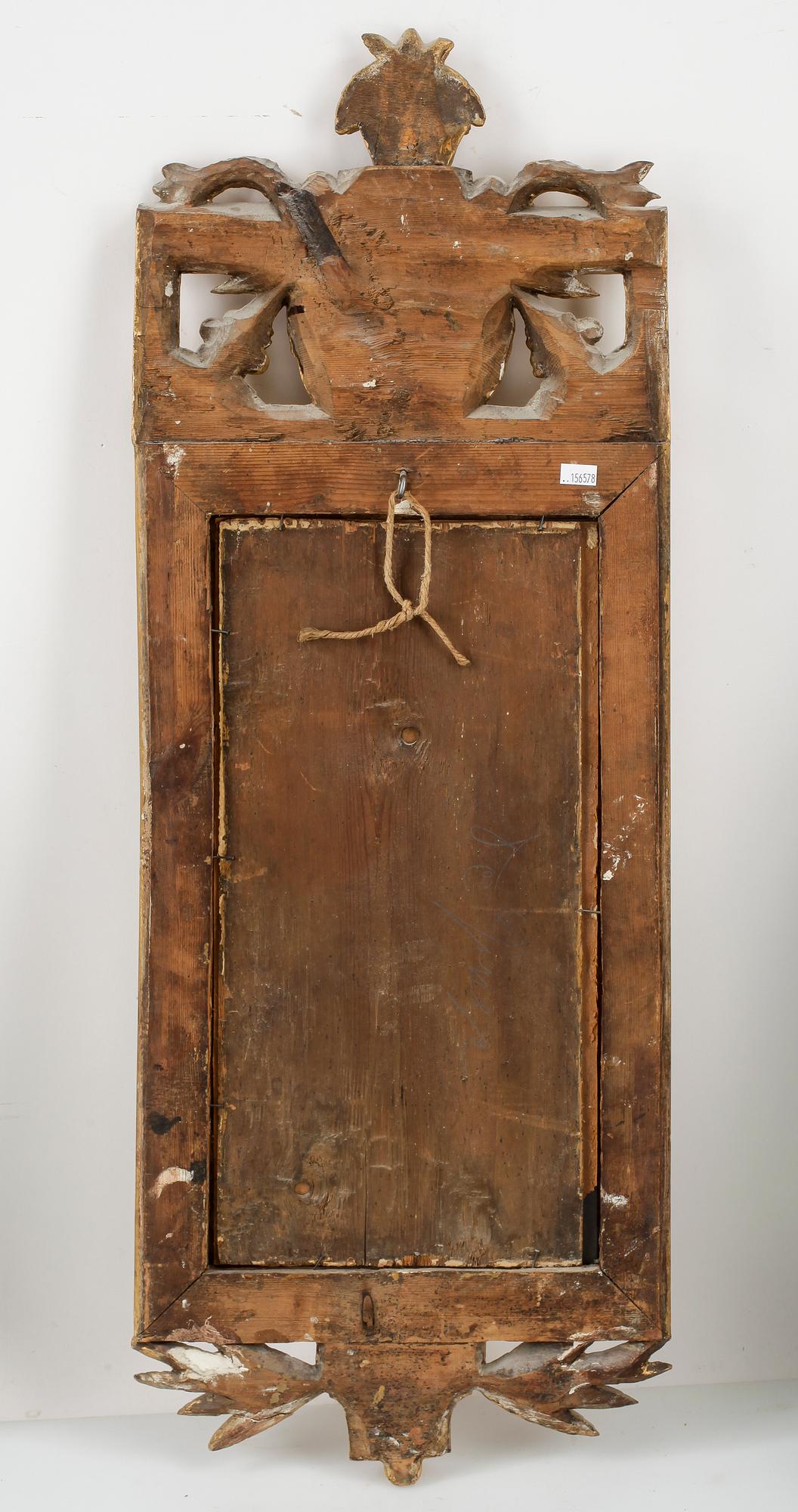SPEGEL, gustaviansk, omkring sekelskiftet 1800.