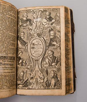 A Swedish bible from 1688, printed in Amsterdam.