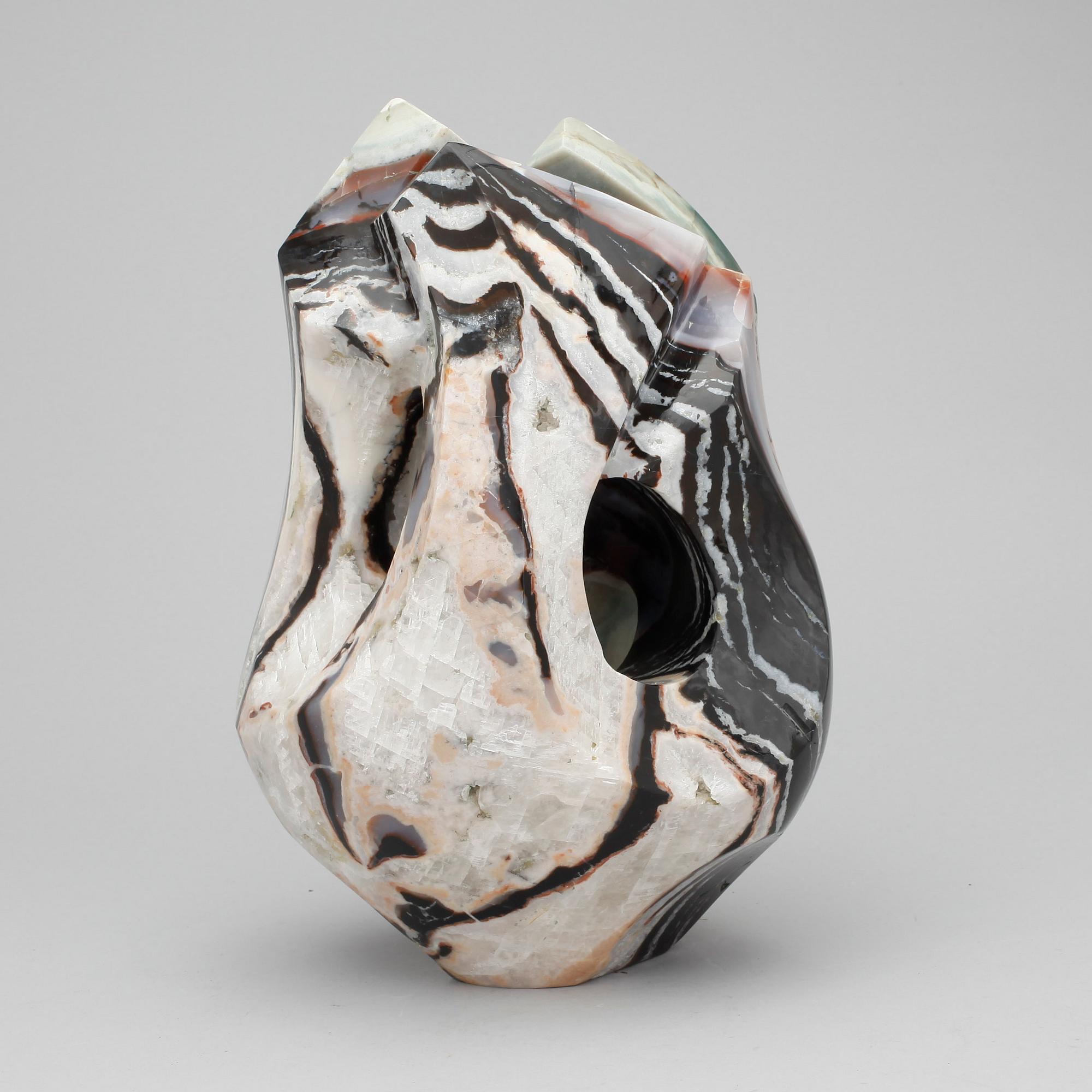 SKULPTUR, onyx, enl uppgift Romolo Grassi, Italien.