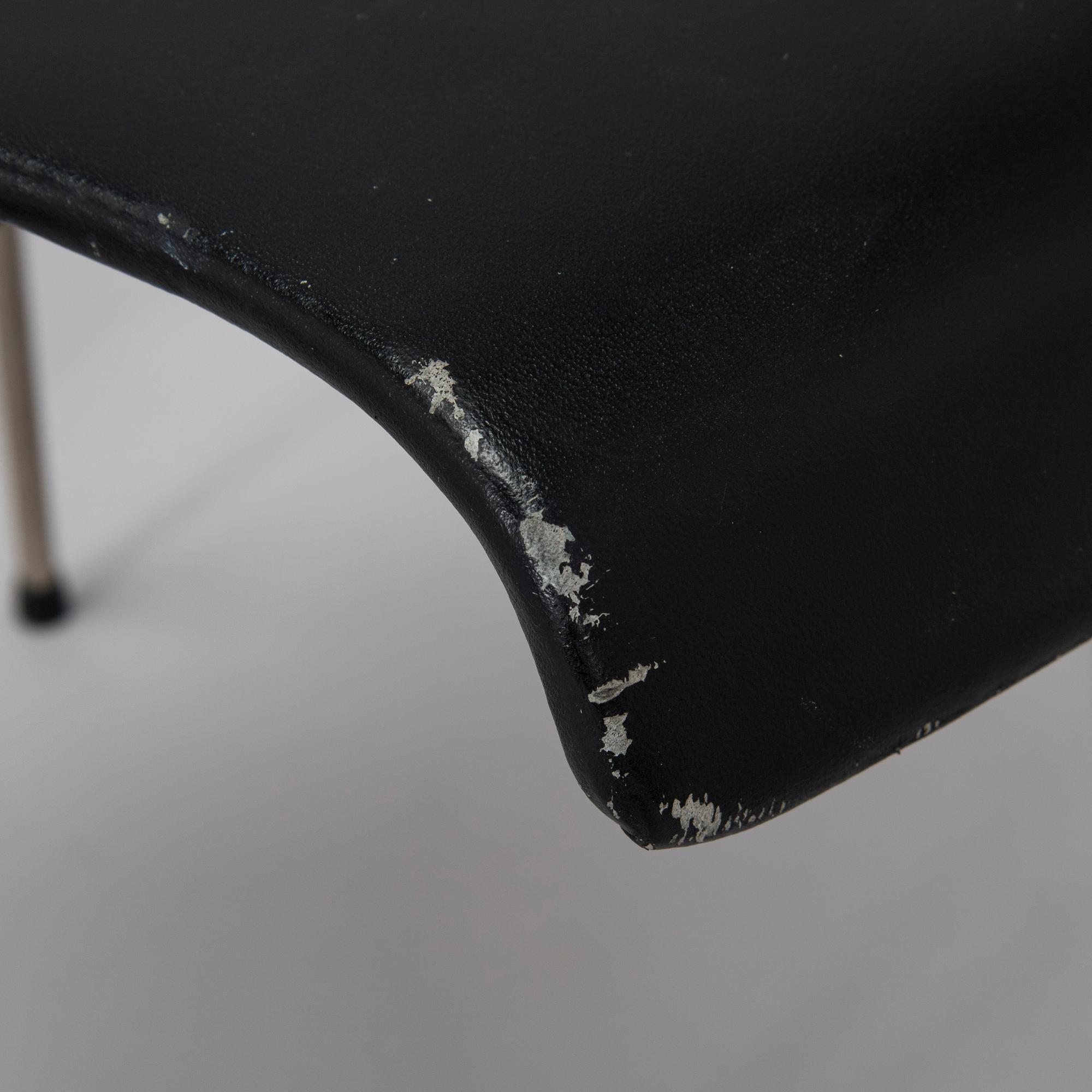 Rolf Erik Nyman, four 1950s model 47 stools for Sope Kaluste Oy.