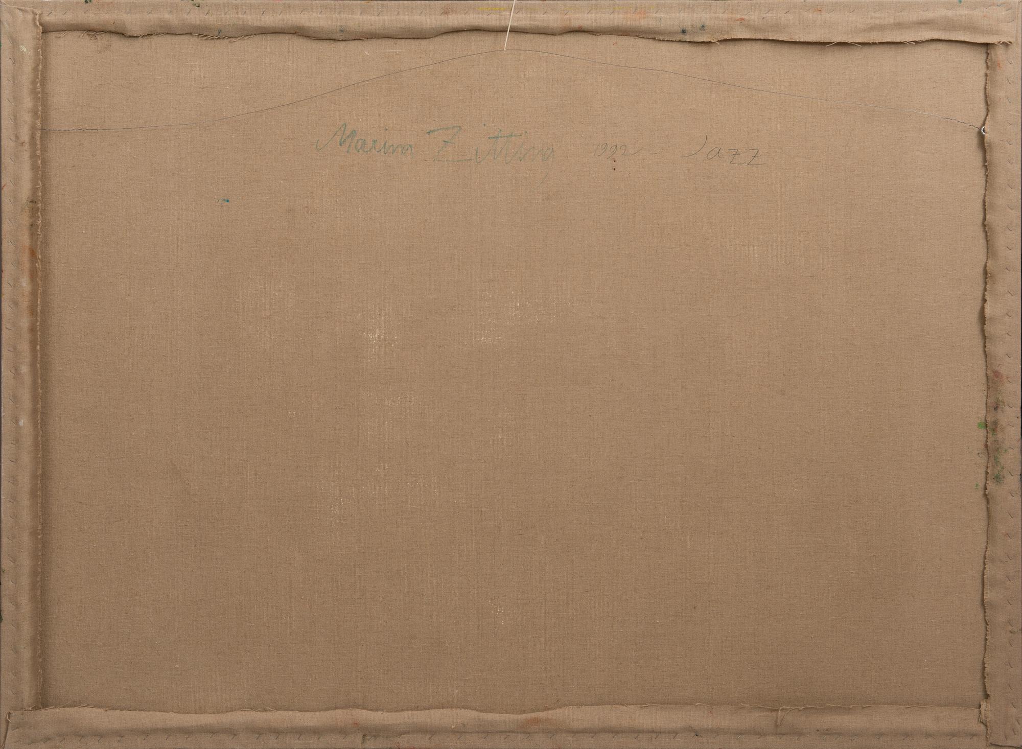 Marina Zitting, olja på duk, a tergo signerad och daterad 1992.